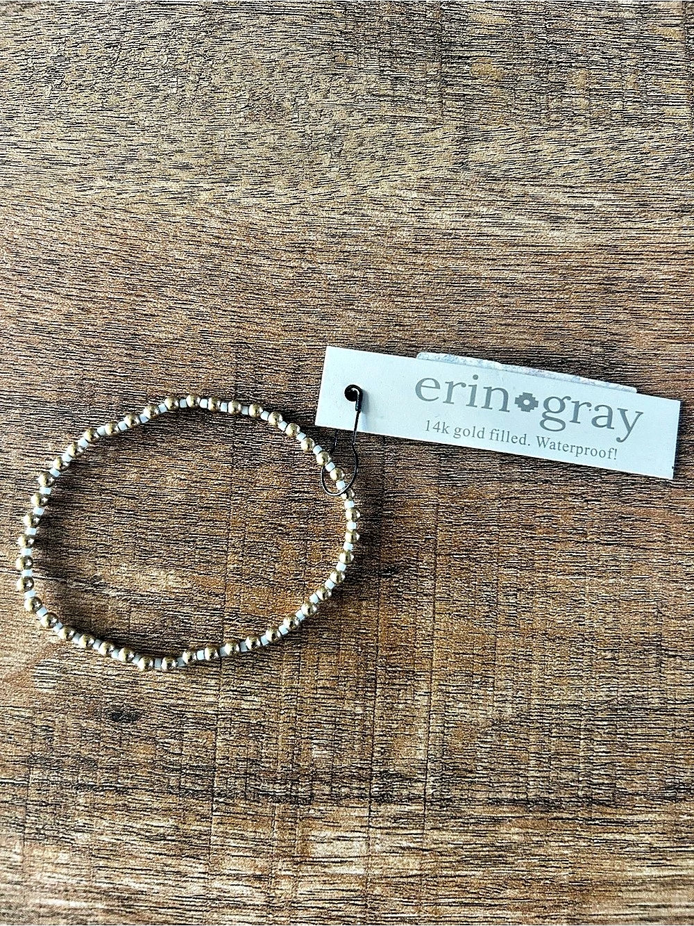 Brand new erin gray 14k gold filled waterproof bracelet